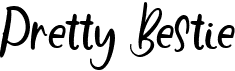 preview image of the Pretty Bestie font