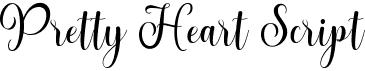 preview image of the Pretty Heart Script font