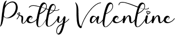 preview image of the Pretty Valentine font