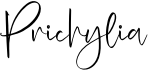 preview image of the Prichylia font