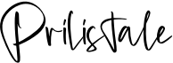 preview image of the Prilistale font