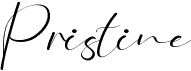 preview image of the Pristine font