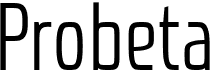 preview image of the Probeta font