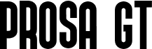preview image of the Prosa GT font