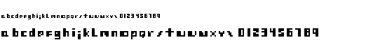 preview image of the Protovision font