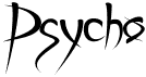 preview image of the Psycho font