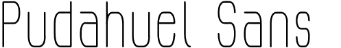 preview image of the Pudahuel Sans font