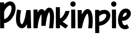 preview image of the Pumkinpie font