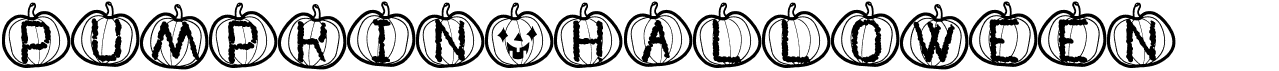 preview image of the Pumpkin Halloween St font