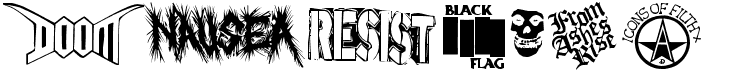 preview image of the Punk Rawk font