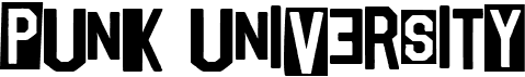 preview image of the Punk University font