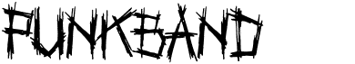 preview image of the Punkband font
