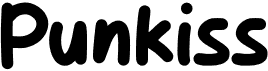 preview image of the Punkiss font