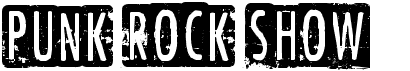 preview image of the Punk Rock Show font