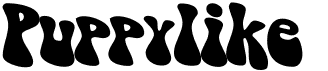 preview image of the Puppylike font