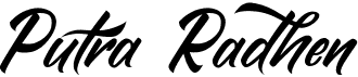 preview image of the Putra Radhen font