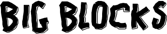 preview image of the PW Big Blocks font