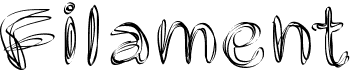 preview image of the PW Filament font