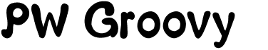 preview image of the PW Groovy font
