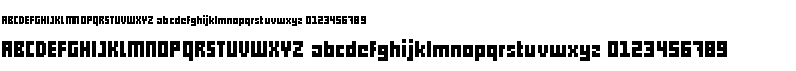 preview image of the Pxll font