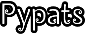 preview image of the Pypats font