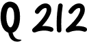 preview image of the Q 212 font