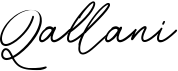 preview image of the Qallani font