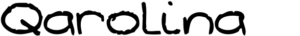 preview image of the Qarolina font
