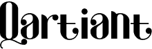 preview image of the Qartiant font