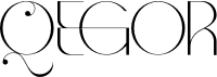 preview image of the Qegor font