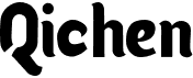 preview image of the Qichen font
