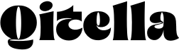 preview image of the Qitella font