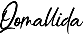 preview image of the Qomallida font