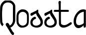 preview image of the Qossta font