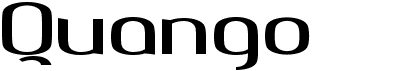 preview image of the Quango font