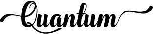 preview image of the Quantum font