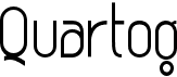 preview image of the Quartog font