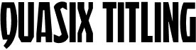 preview image of the Quasix Titling font