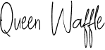 preview image of the Queen Waffle font