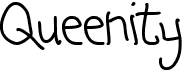 preview image of the Queenity font