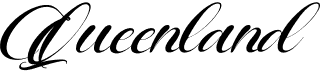 preview image of the Queenland font