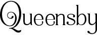 preview image of the Queensby font