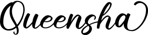 preview image of the Queensha font