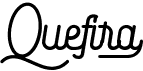 preview image of the Quefira font