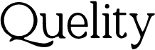 preview image of the Quelity font