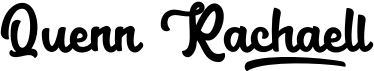 preview image of the Quenn Rachaell font