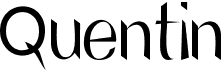 preview image of the Quentin font