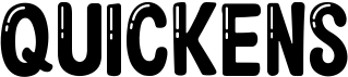 preview image of the Quickens font