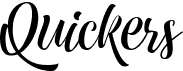 preview image of the Quickers font