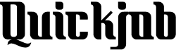 preview image of the Quickjob font